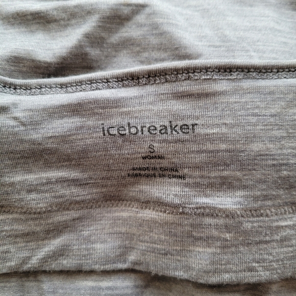 Icebreaker Merino 150 Siren Bra Cami – Built-In Bra – Gritstone Heather – Size S - Picture 5 of 6